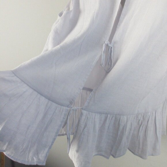 Club Monaco Shailyn Women's Bow Back Peplum Top Sleeveless Casual Lilac S 120 - Picture 6 of 9